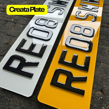 3D Gel Number Plates